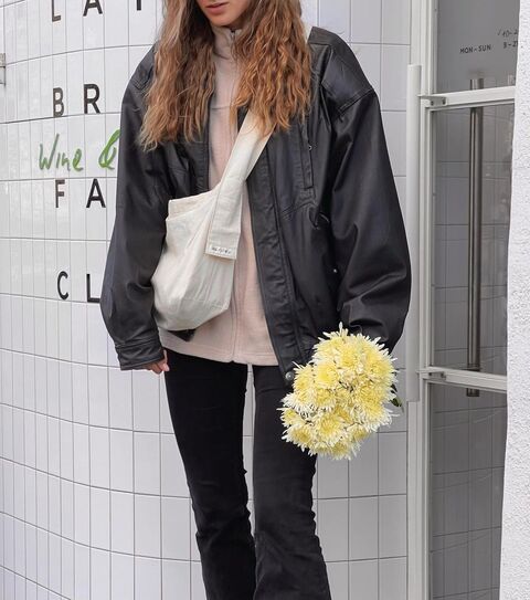 Молочный шоппер с фиксированной ручкой