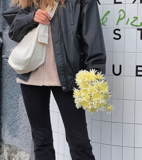 Молочный шоппер с фиксированной ручкой