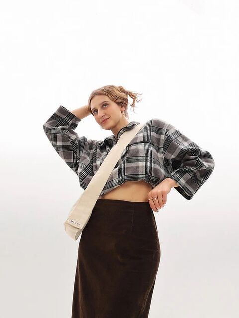 Молочный шоппер с фиксированной ручкой