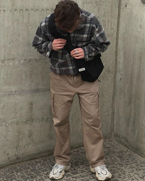 Черный шоппер с фиксированной ручкой