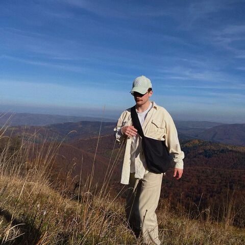 Черный шоппер с фиксированной ручкой