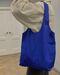 Simple bag blue with the inscription Inhale