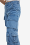 Светло-голубые джинсы карго