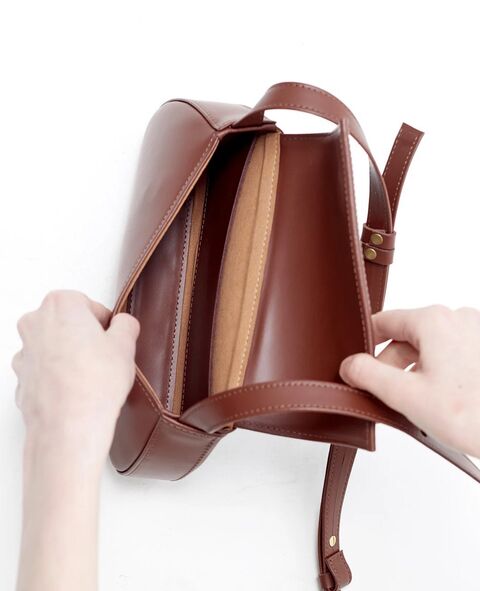 Сумка BG116 Каштановий тоскана