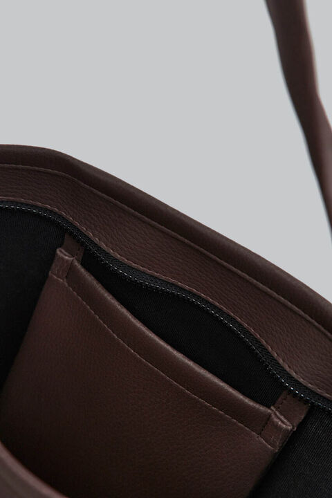 Коричневий шопер Triangle Mini