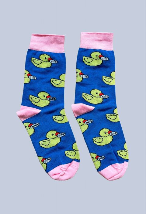 Сині шкарпетки Качечка