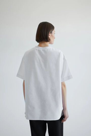 Біла лляна футболка Smiley