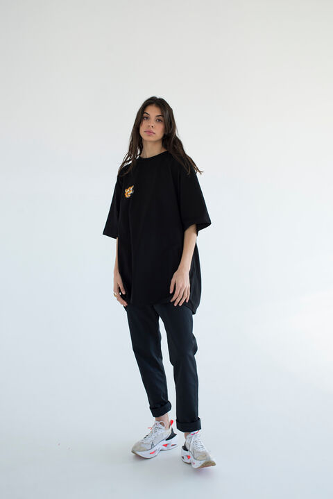 Black T-shirt High Tiger