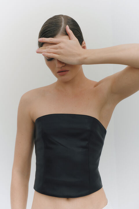 Чорний корсет Night
