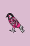 Розовая оверсайз футболка Rose Bird x Nataliya Silver