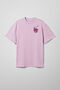 Розовая оверсайз футболка Rose Bomb x Nataliya Silver