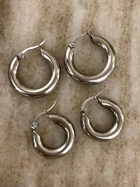 Серьги Кольца L