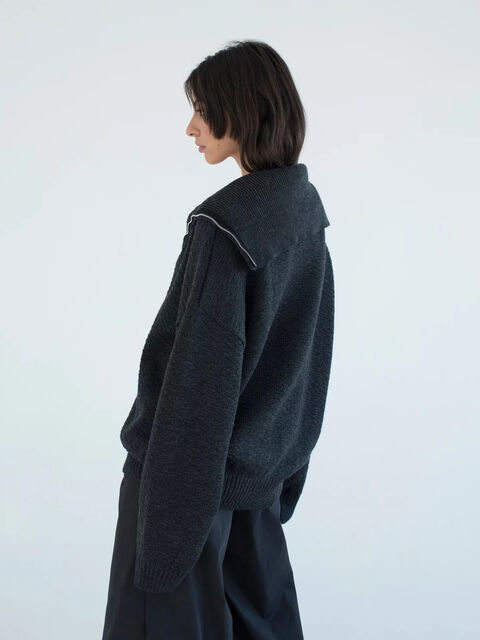 Graphite palazzo pants