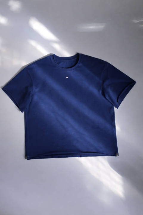 Темно-синя футболка Київ міні