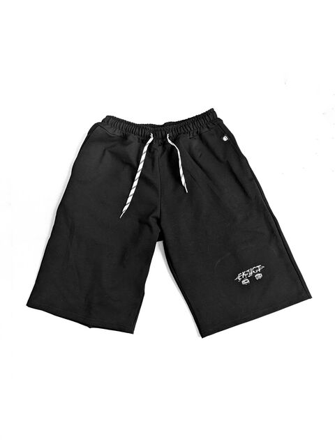 Black shorts with embroidery Exist