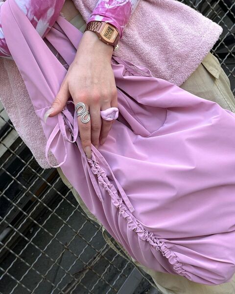 Pink Fold bag