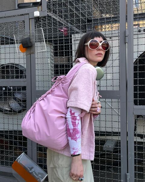 Pink Fold bag