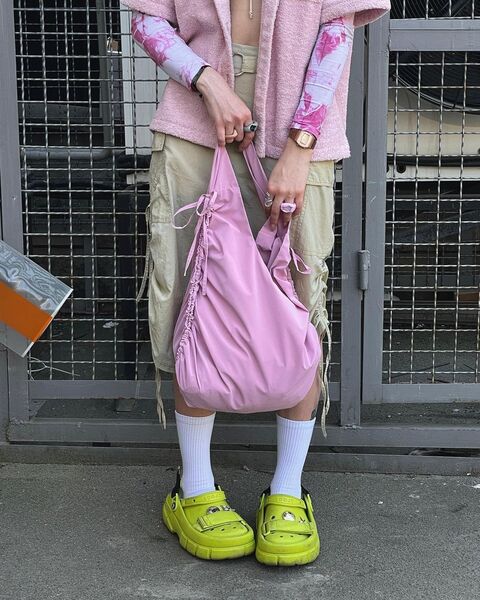 Pink Fold bag