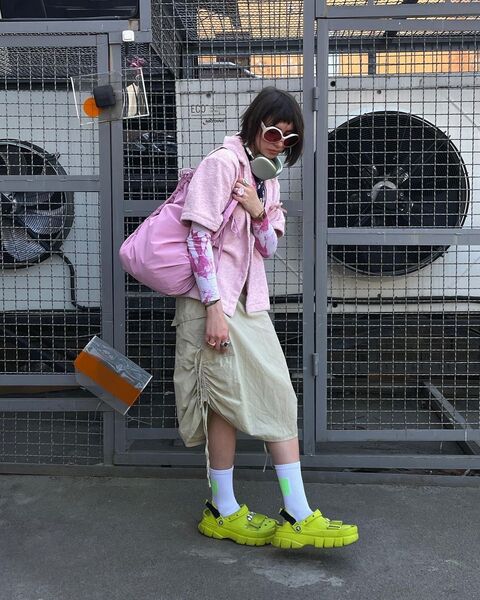 Pink Fold bag
