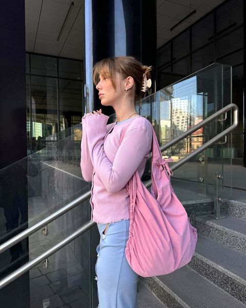 Pink Fold bag