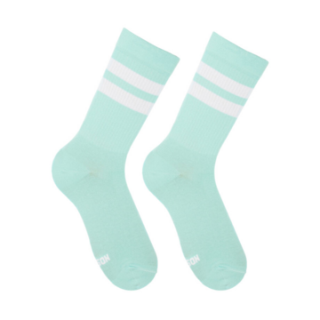 Socks Tiffany Blue Essential with white stripes