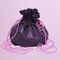Фіолетова рефлективна сумка з яскраво-рожевим шнурком