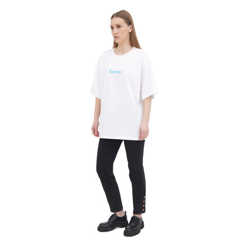 Біла футболка Сатїва