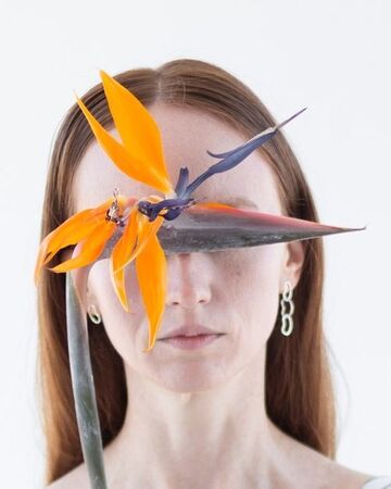 Сережки Квасоля (асиметричні)