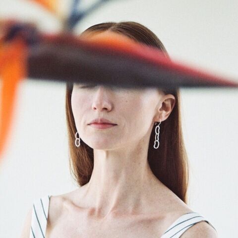 Earrings Bean (on a hook)