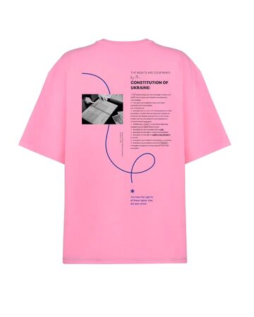 Pink T-shirt Constitution