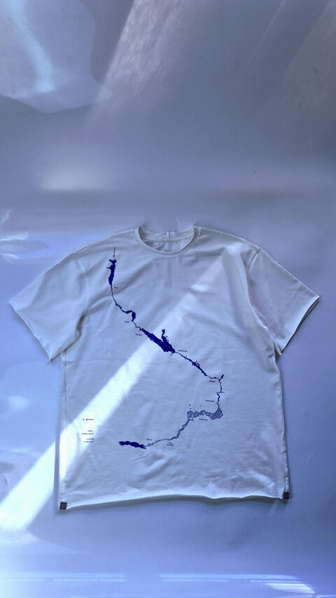 Біла футболка "Дніпро" (з назвами міст)