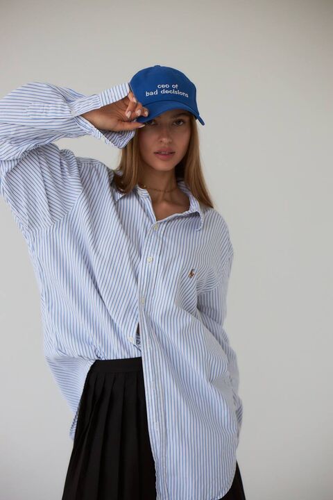 Синяя кепка Ceo of bad decisions