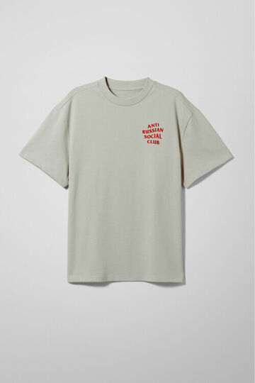 Оливкова оверсайз футболка ARSC з червоним лого