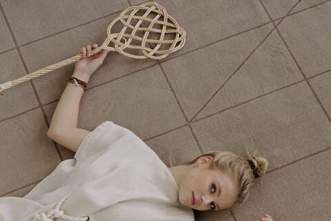 Oblique line notebook Rug