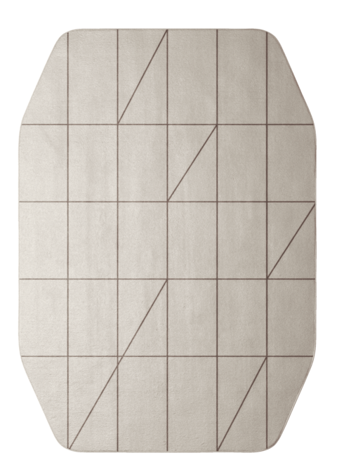 Oblique line notebook Rug