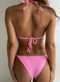 Pink separate swimsuit Basic