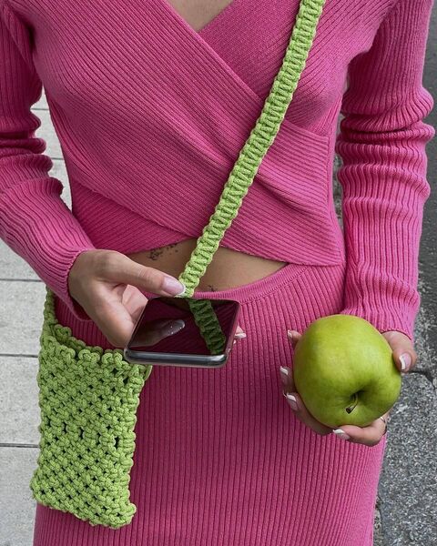 Салатовий Phone bag