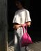 Розовая сумка Pouch bag