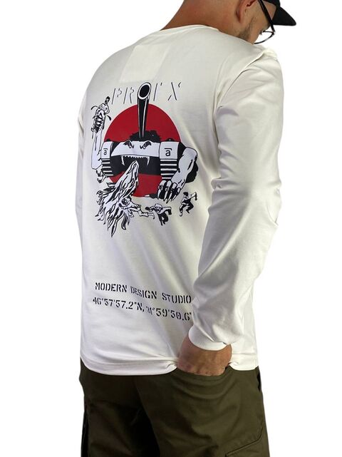 Бежевый лонгслив