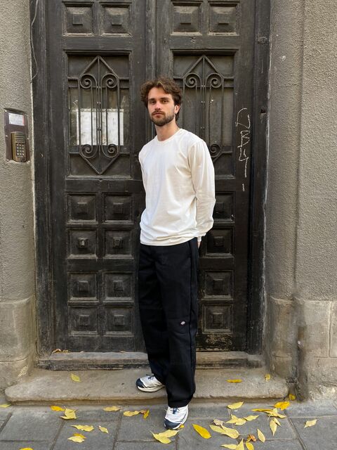 Бежевый лонгслив