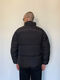 Black winter puffer jacket