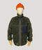 Green zip-up fleece jacket