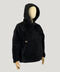 Black fleece hoodie