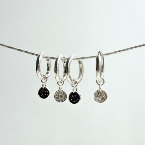 Pendant for earrings Sun