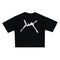 Black T-shirt Blur Logo with white print