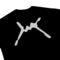 Чорна футболка Blur Logo з білим принтом
