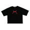 Black T-shirt Blur Logo with red print