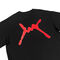 Чорна футболка Blur Logo з червоним принтом
