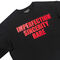 Black T-shirt ISR with red print