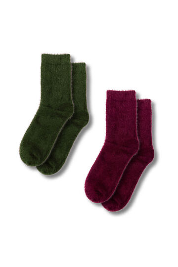 Набір Art fur бордовий і зелений